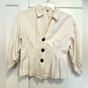 Free people quarter sleeve blouse